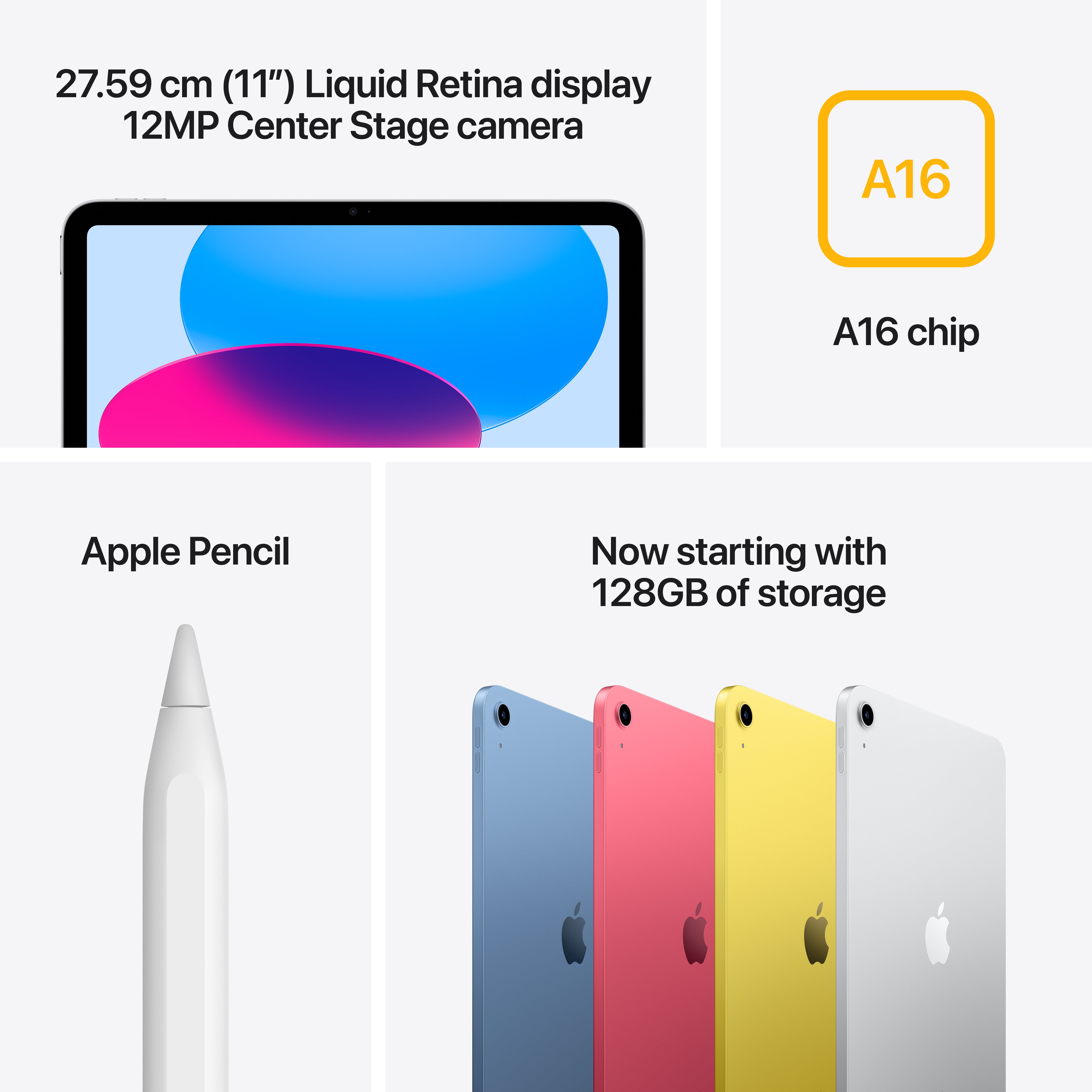 iPad Wi-Fi 512GB - Blue (A16)