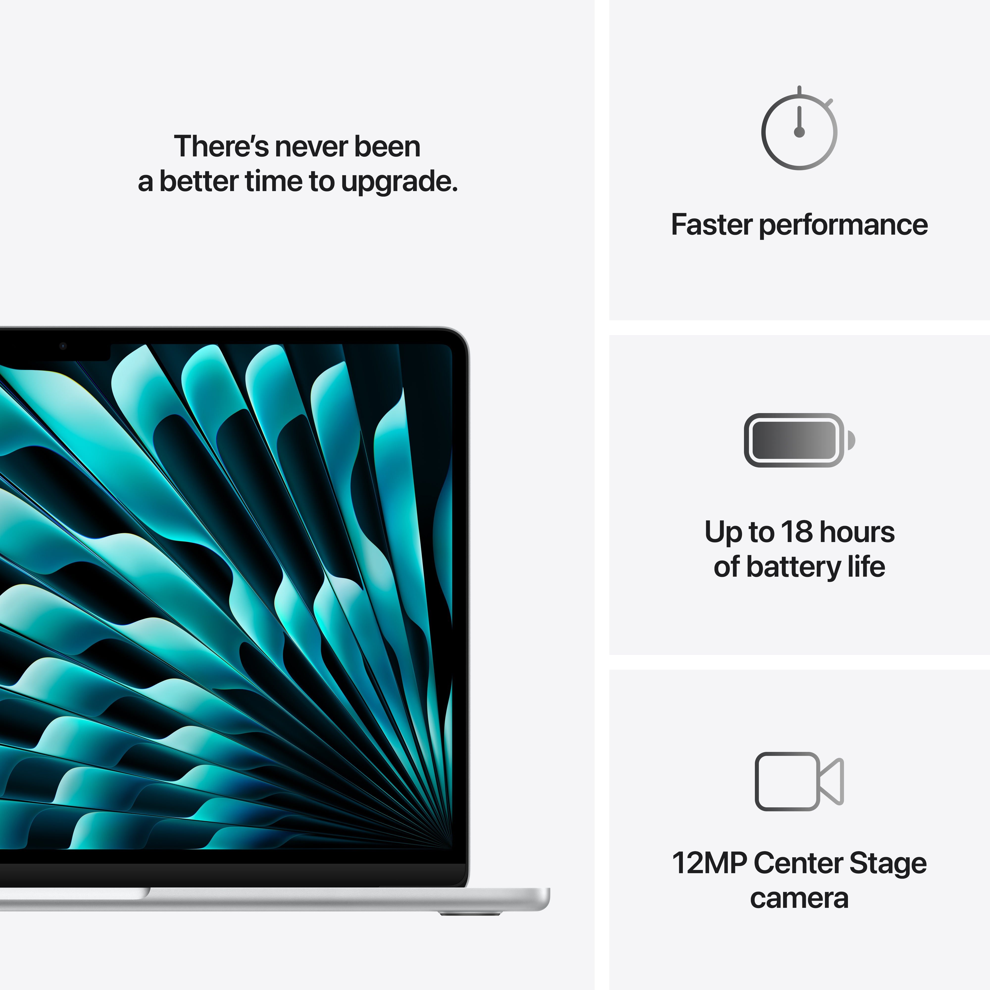 13-inch MacBook Air: Apple M4 chip with 10-core CPU and 10-core GPU, 5