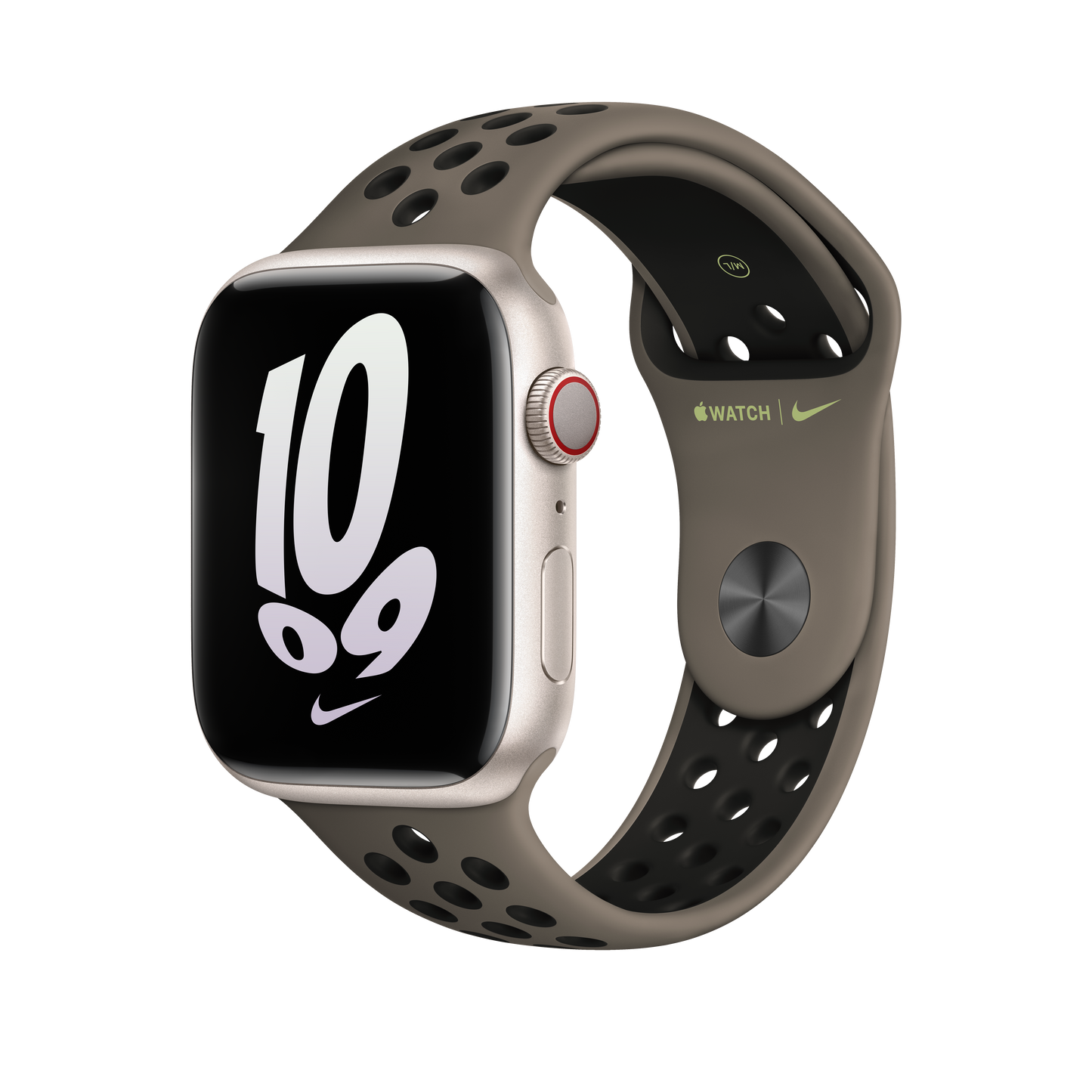 45mm Olive Grey Black Nike Sport Band iPlanet APP Digital