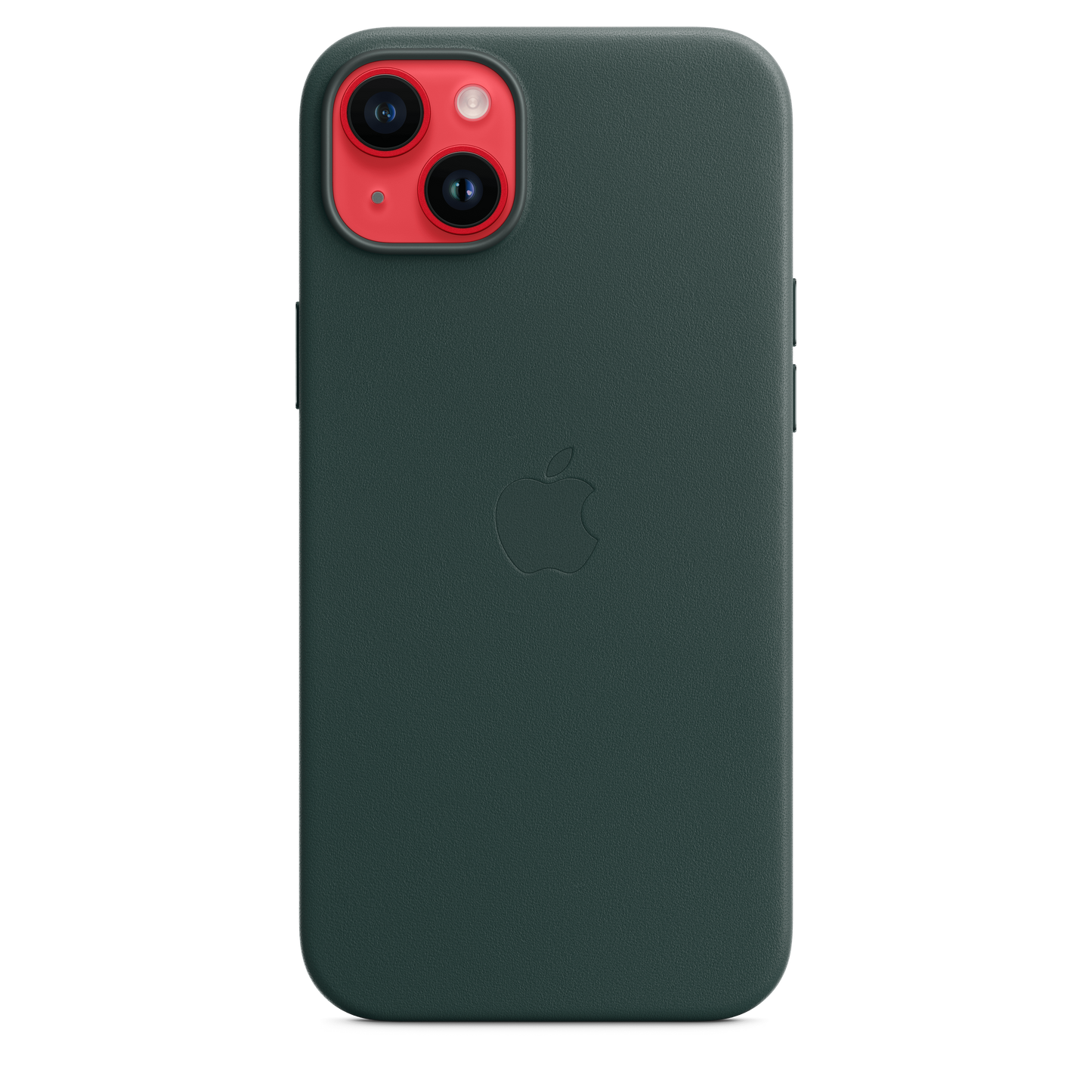 iPhone 14 Plus Leather Case with MagSafe - Forest Green