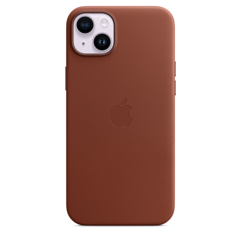 Saddle Brown Iphone 11 Leather Case With Logo Genuine Leather Case
