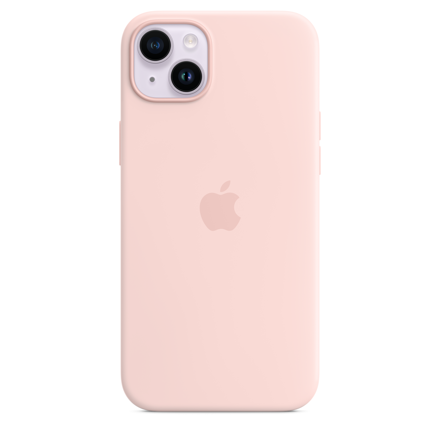 iPhone 14 Plus Silicone Case with MagSafe - Chalk Pink - Apple