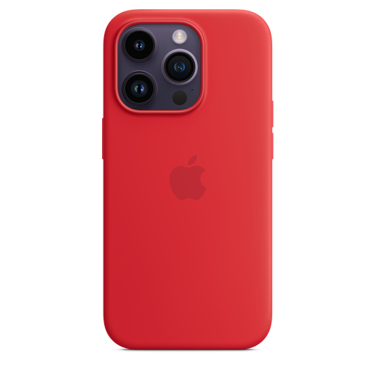 iPhone 14 Pro Silicone Case with MagSafe - (PRODUCT)RED