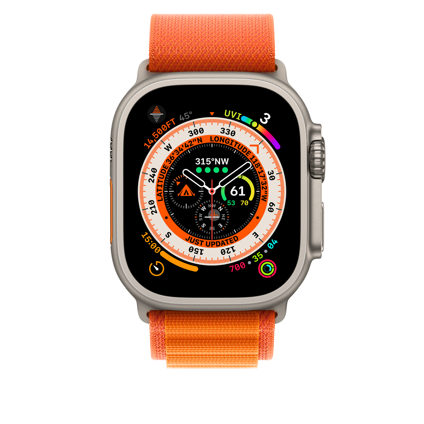 49mm Orange Alpine Loop -Large