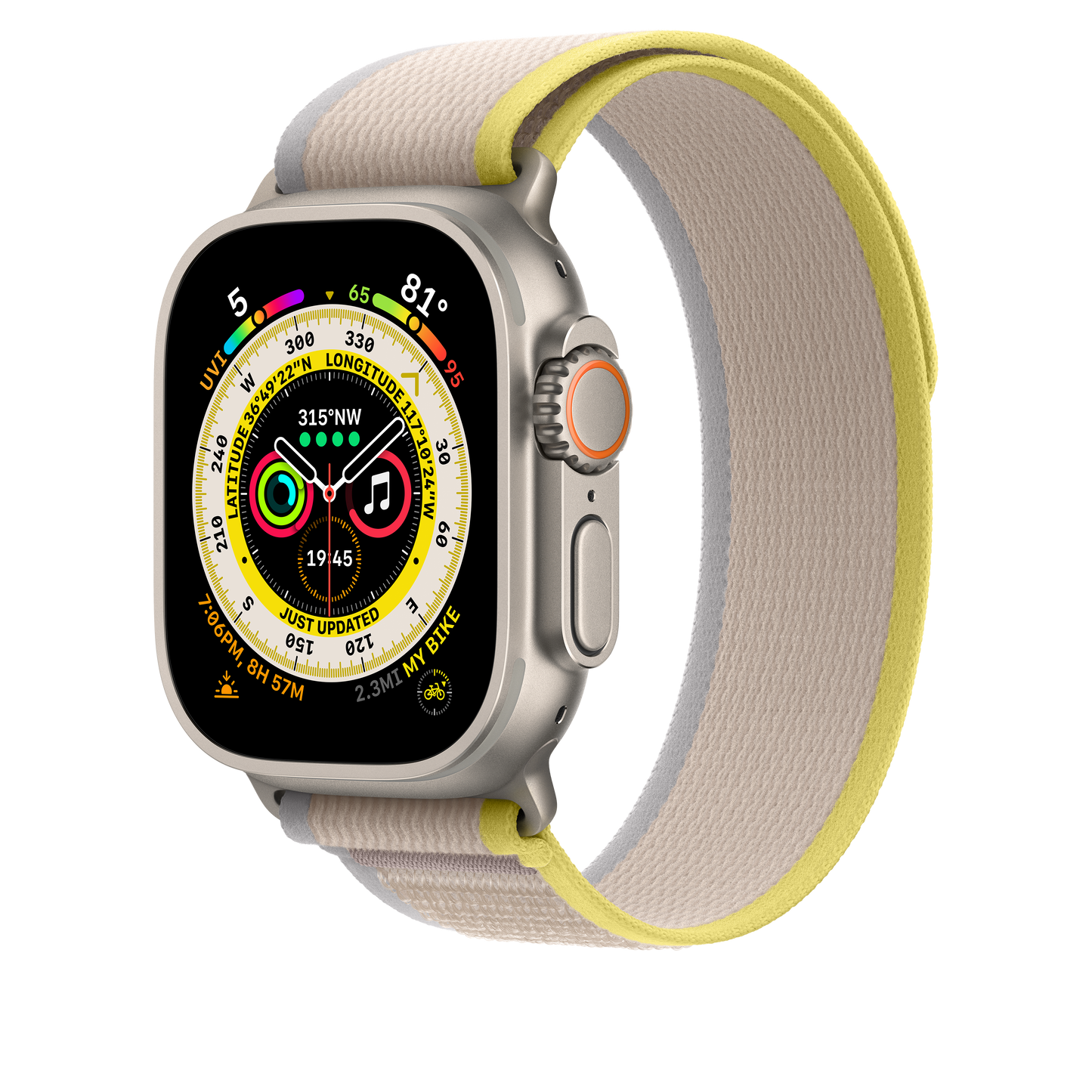 49mm Yellow/Beige Trail Loop -S/M