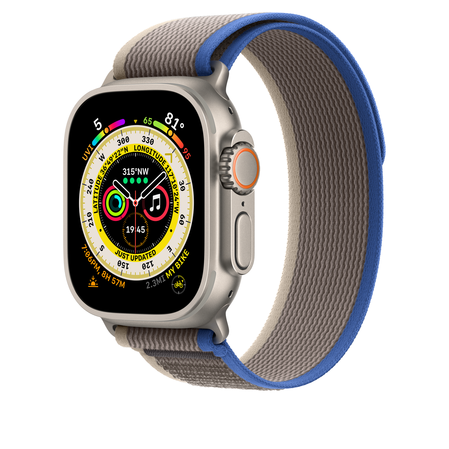 49mm Blue/Grey Trail Loop -M/L