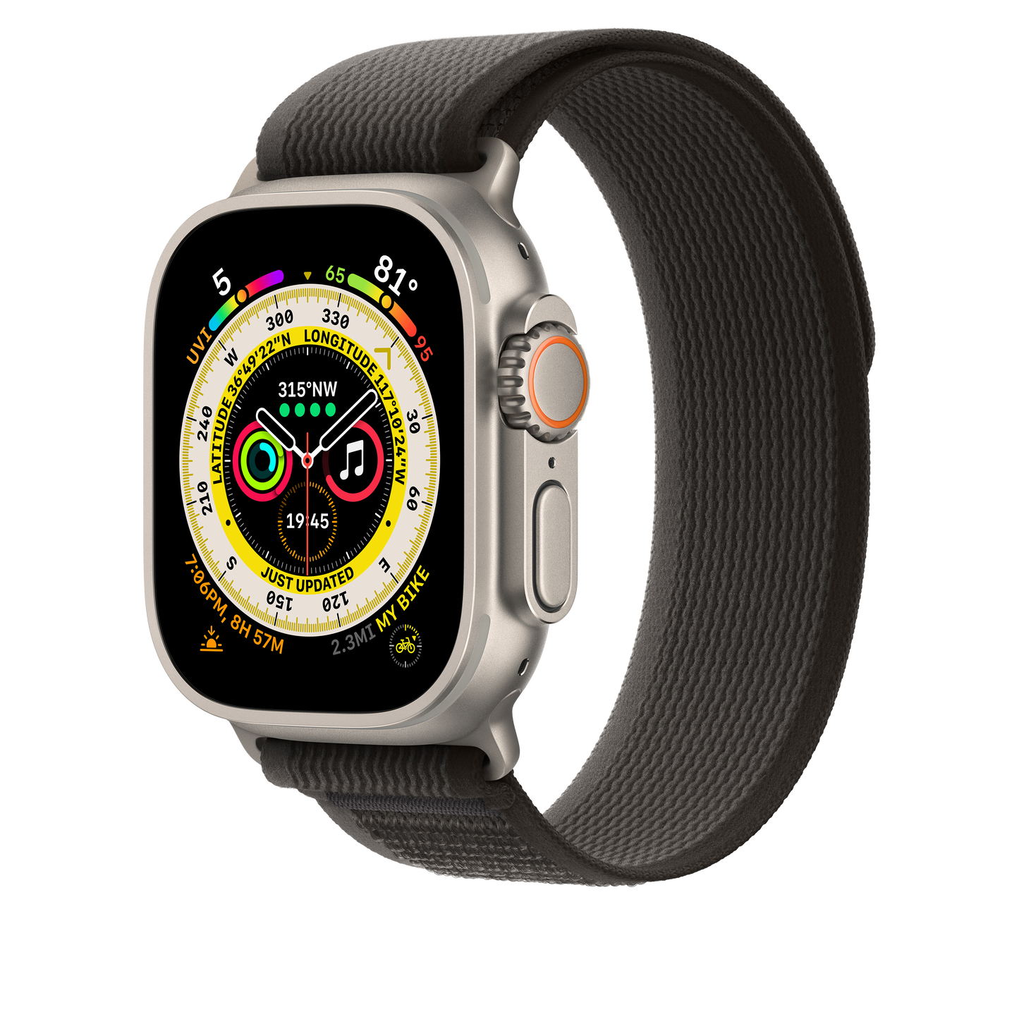 49mm Black/Grey Trail Loop -M/L