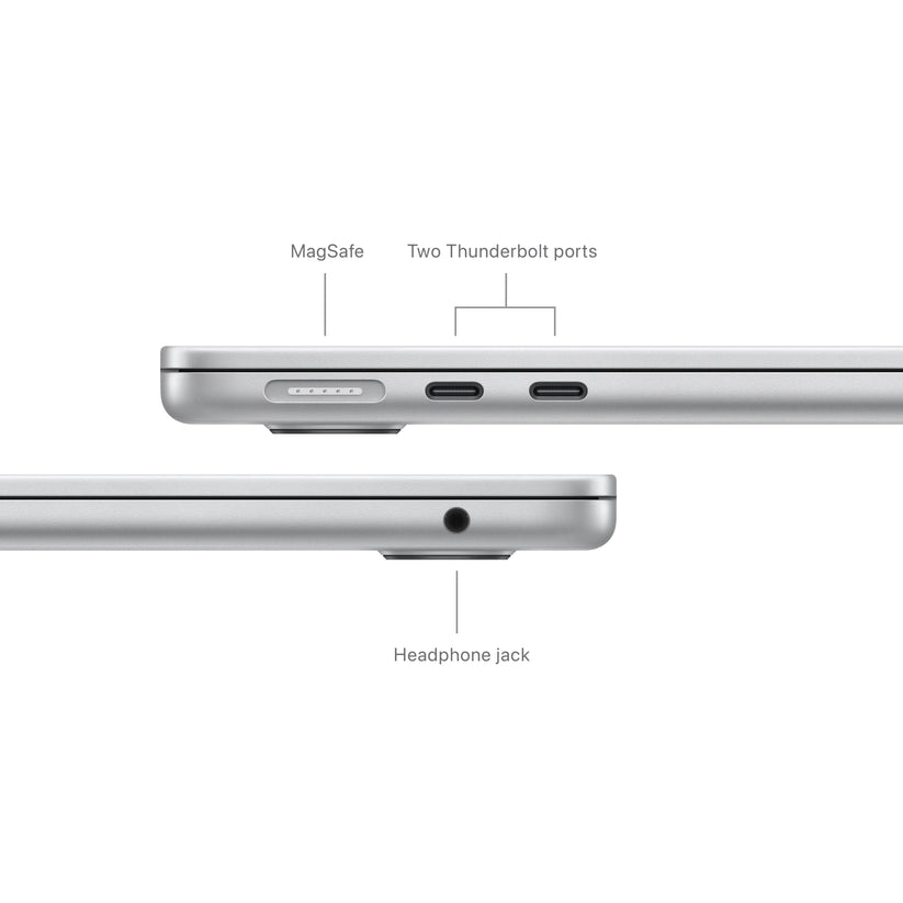 13-inch MacBook Air: Apple M3 chip with 8?core CPU and 10?core GPU, 512GB SSD - Silver