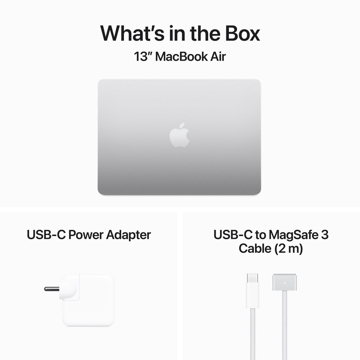 13-inch MacBook Air: Apple M3 chip with 8?core CPU and 10?core GPU, 512GB SSD - Silver