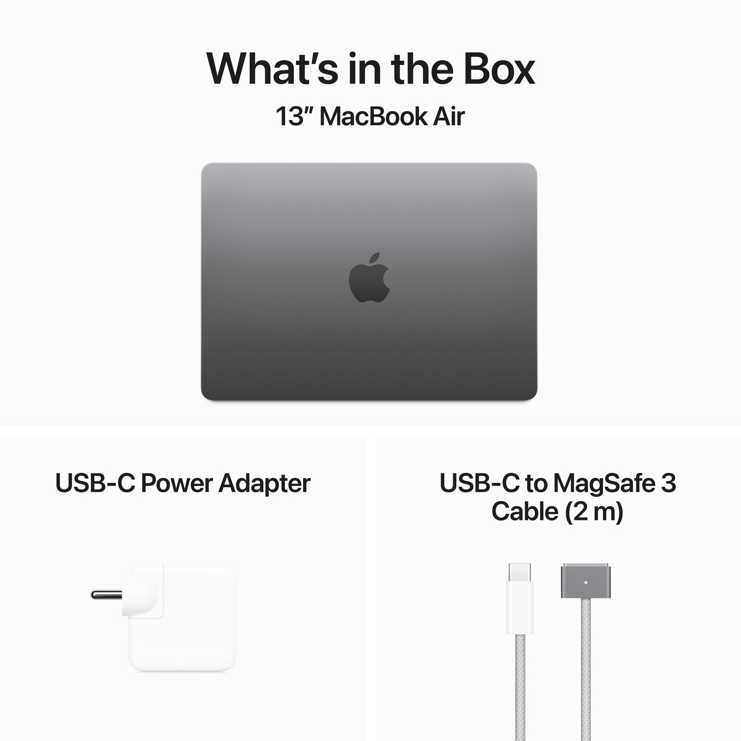 13-inch MacBook Air: Apple M3 chip with 8?core CPU and 10?core GPU, 512GB SSD - Space Grey
