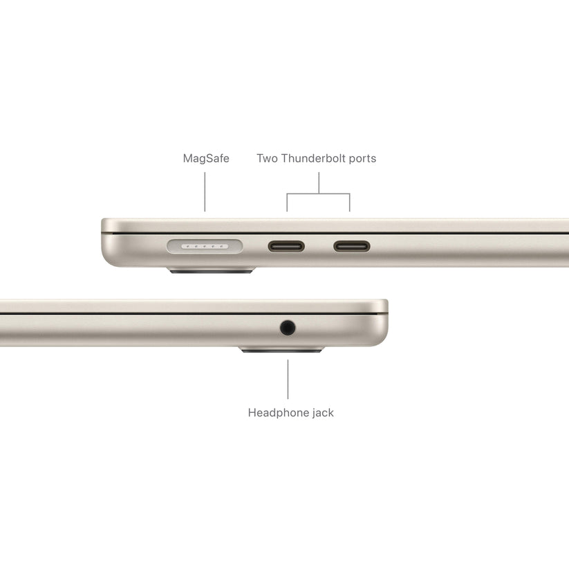 13-inch MacBook Air: Apple M3 chip with 8?core CPU and 10?core GPU, 512GB SSD - Starlight