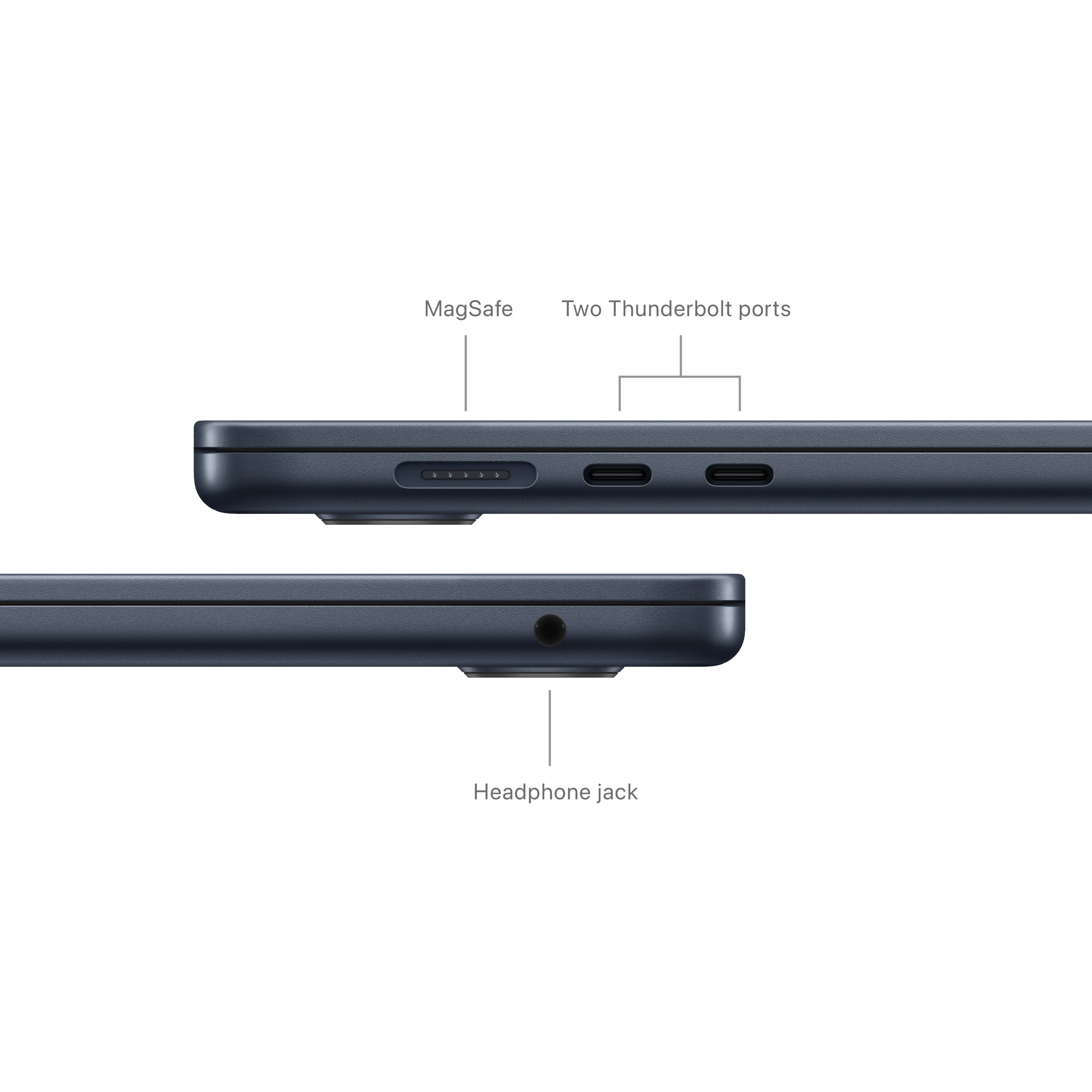 MacBook Air 15 inch | M3 Chip, 16GB, 512GB | Midnight