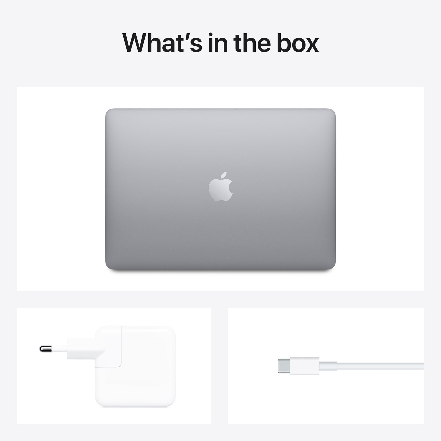 13-inch MacBook Air: Apple M1 chip with 8-core CPU and 7-core GPU, 256GB - Space Grey