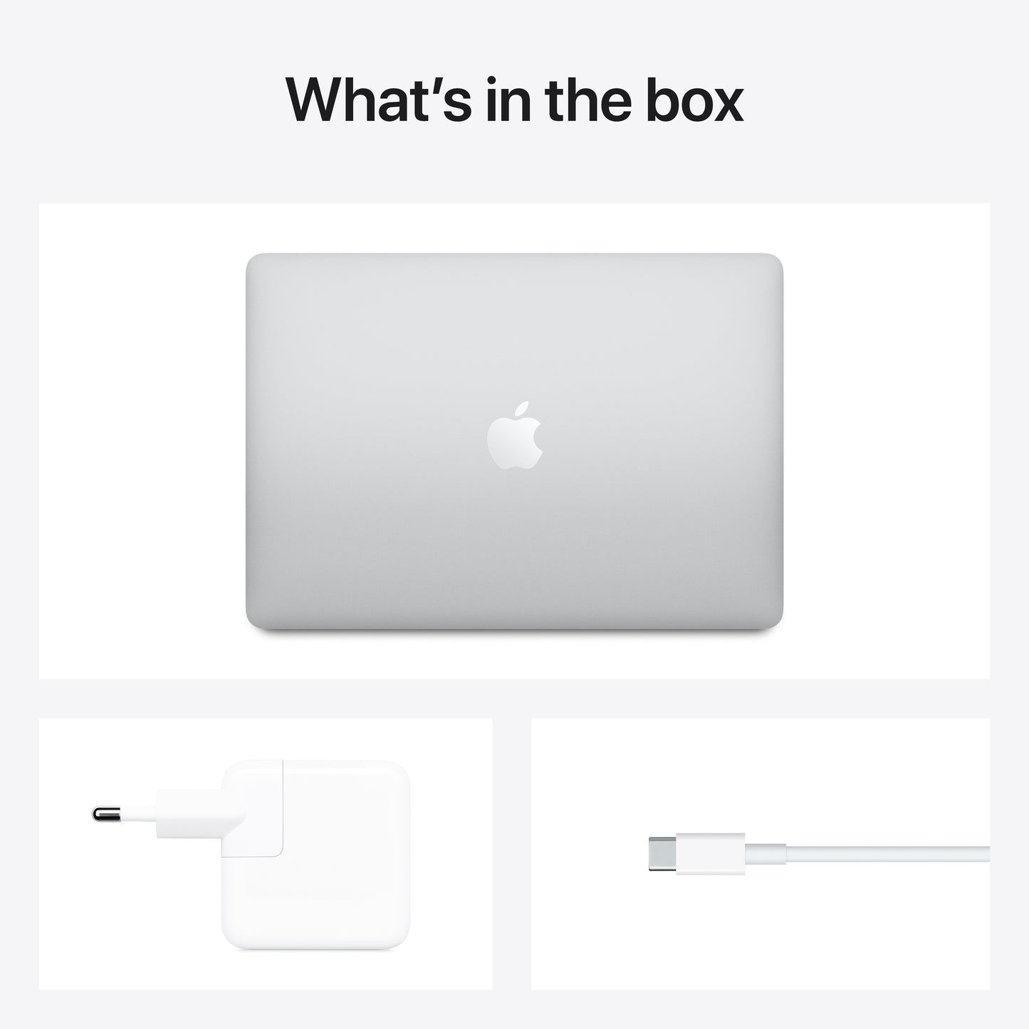 13-inch MacBook Air: Apple M1 chip with 8-core CPU and 7-core GPU, 256GB - Silver