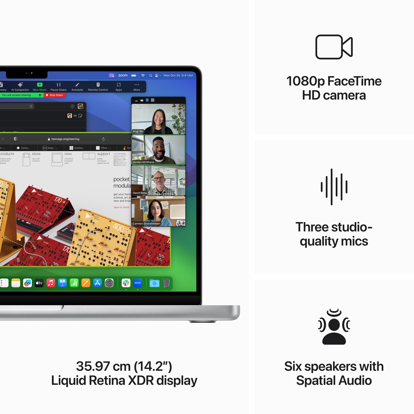 14-inch MacBook Pro: Apple M3 chip with 8?core CPU and 10?core GPU, 1TB SSD - Silver