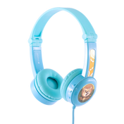 ONANOFF BuddyPhone Travel foldable headphones for kids with volume-setting technology - Blue