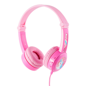 ONANOFF BuddyPhone Travel foldable headphones for kids with volume-setting technology - Pink