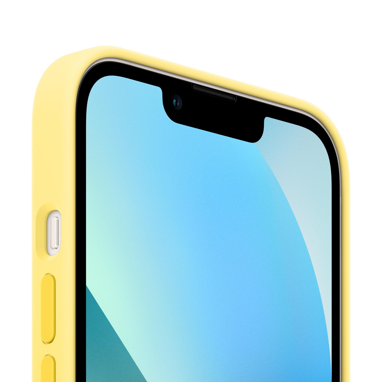 iPhone 13 Silicone Case with MagSafe - Lemon Zest - Apple