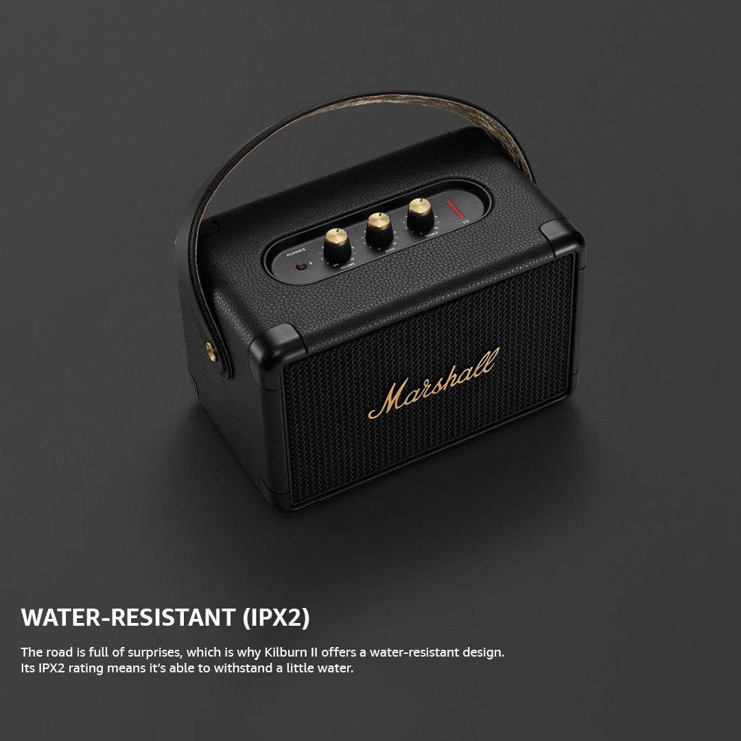 MARSHALL KILBURN II portable BT speaker Black & Brass