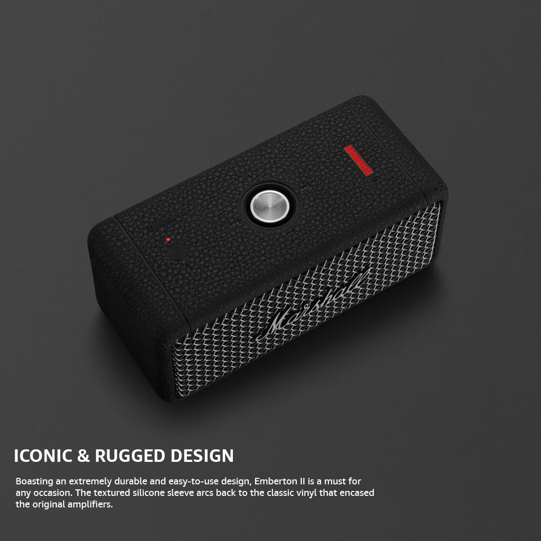 MARSHALL EMBERTON II portable BT speaker Black & Brass
