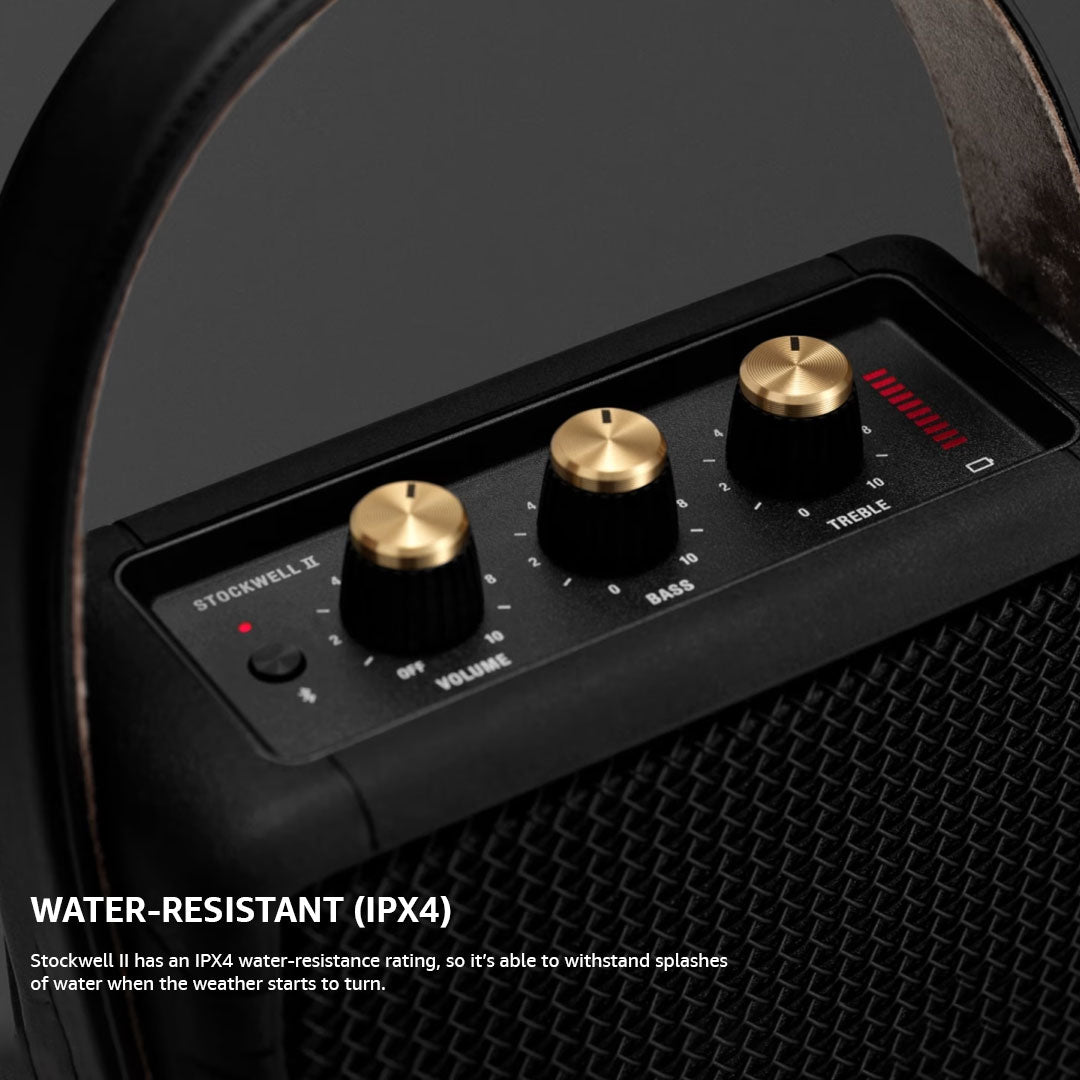 MARSHALL STOCKWELL II portable BT speaker Black & Brass