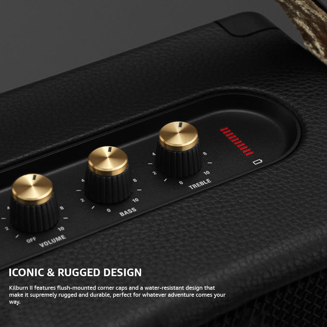 MARSHALL KILBURN II portable BT speaker Black & Brass