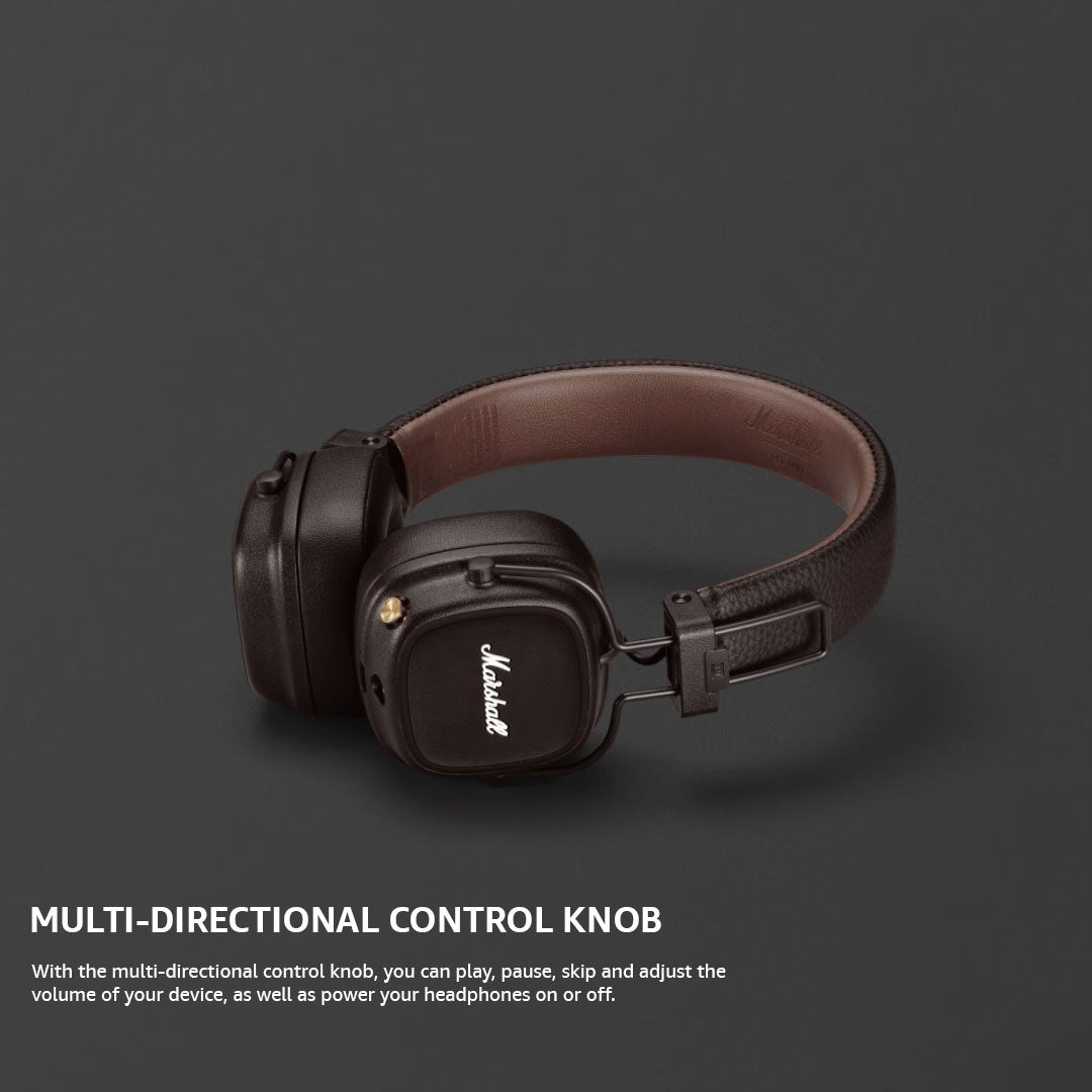 MARSHALL MAJOR IV BT HEADPHONES Browm