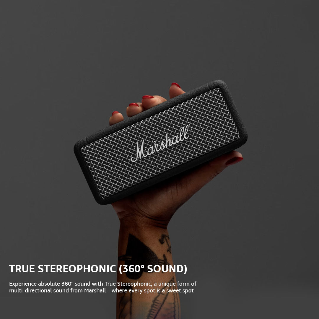MARSHALL EMBERTON II portable BT speaker Black & Steel
