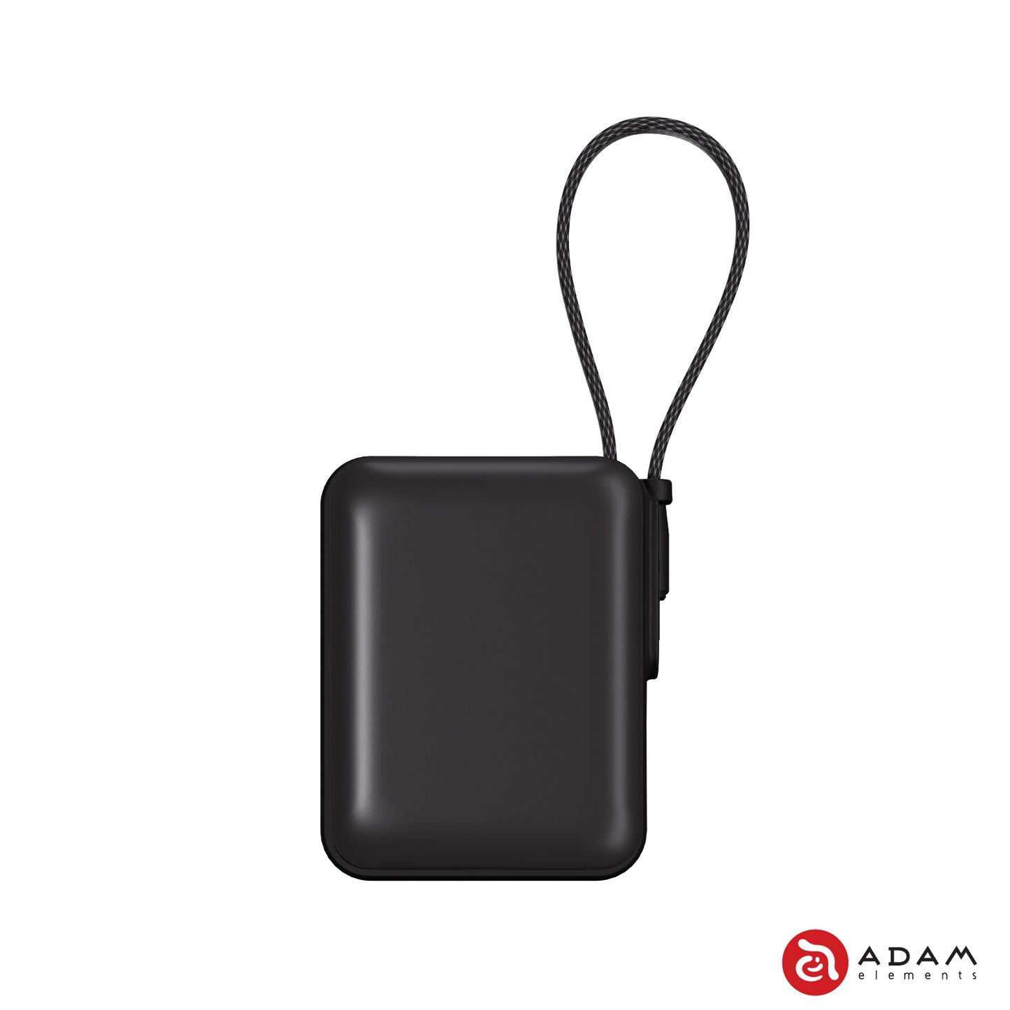 VIONTA Q - Ultra-Compact Power Bank with Built-in Cable - Black