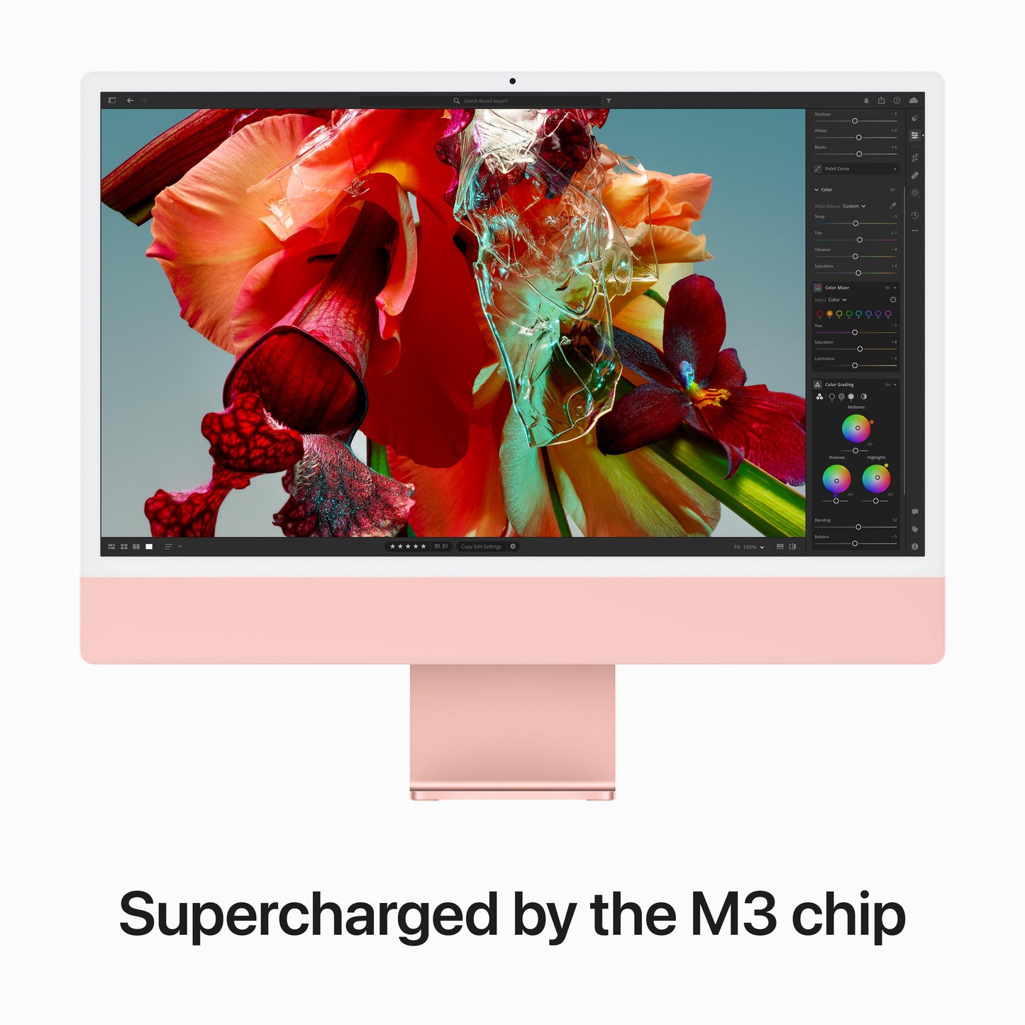 24-inch iMac with Retina 4.5K display: Apple M3 chip with 8?core CPU and 10?core GPU, 256GB SSD - Pink
