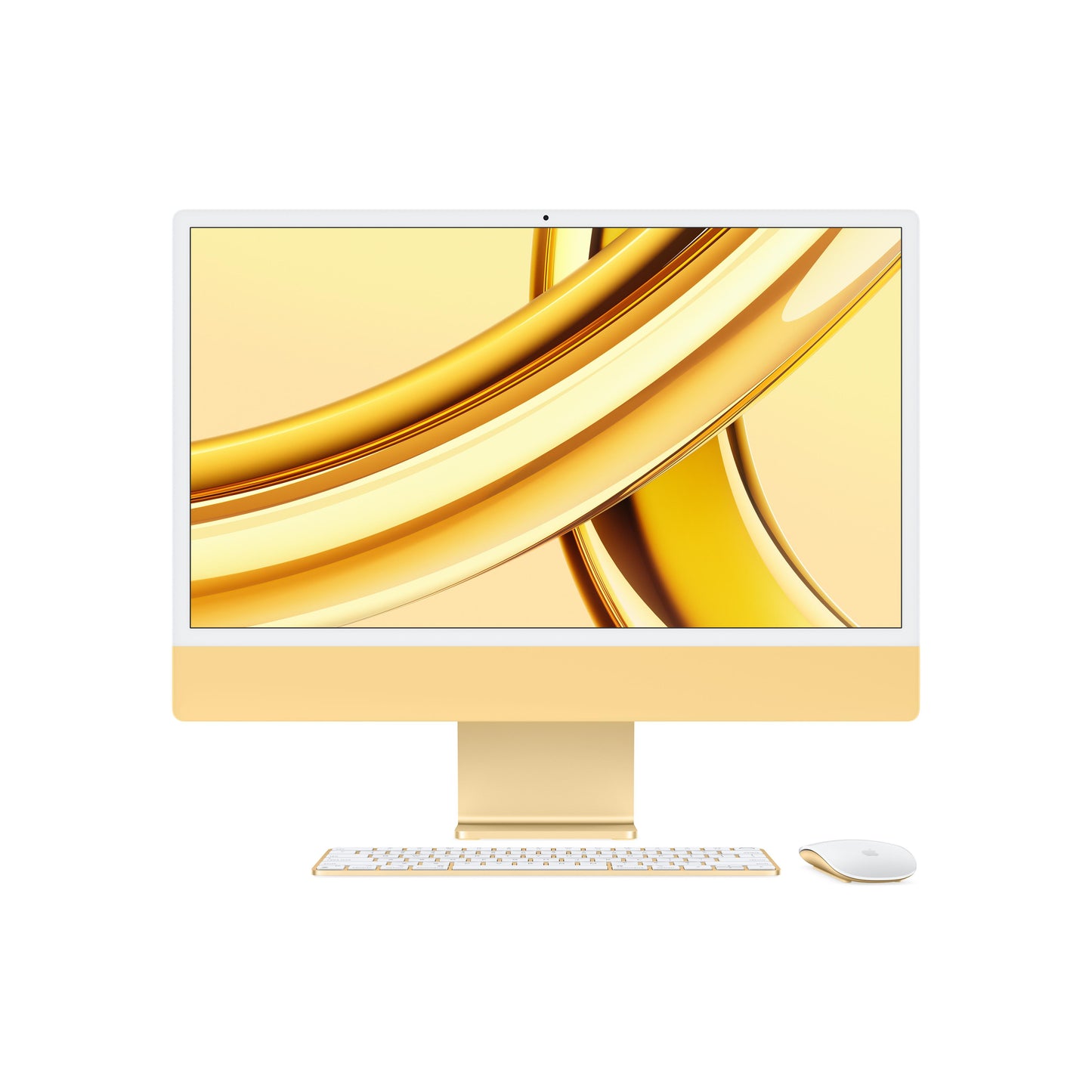 24-inch iMac with Retina 4.5K display: Apple M3 chip with 8?core CPU and 10?core GPU, 512GB SSD - Yellow