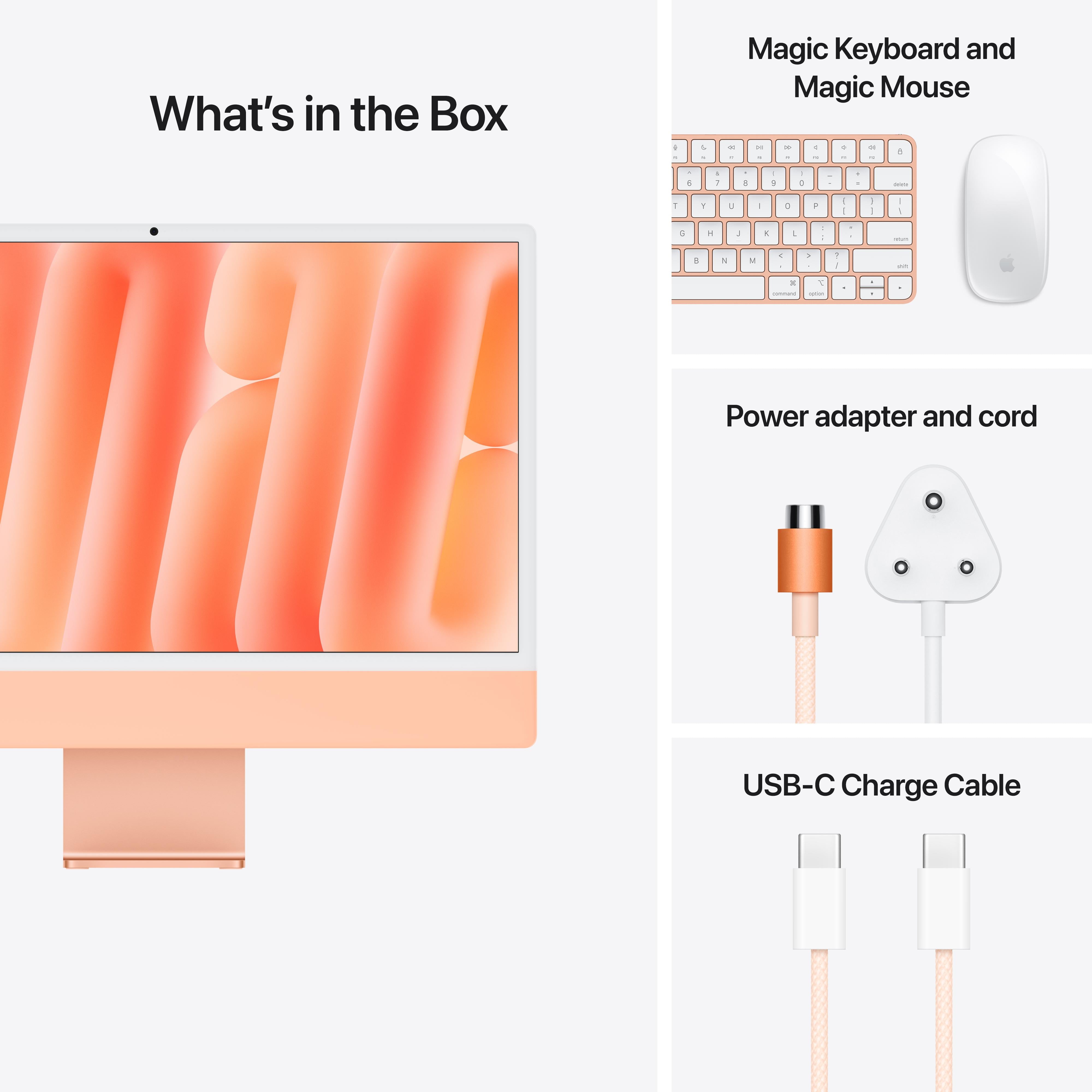 24-inch iMac with Retina 4.5K display: Apple M4 chip with 8-core CPU a