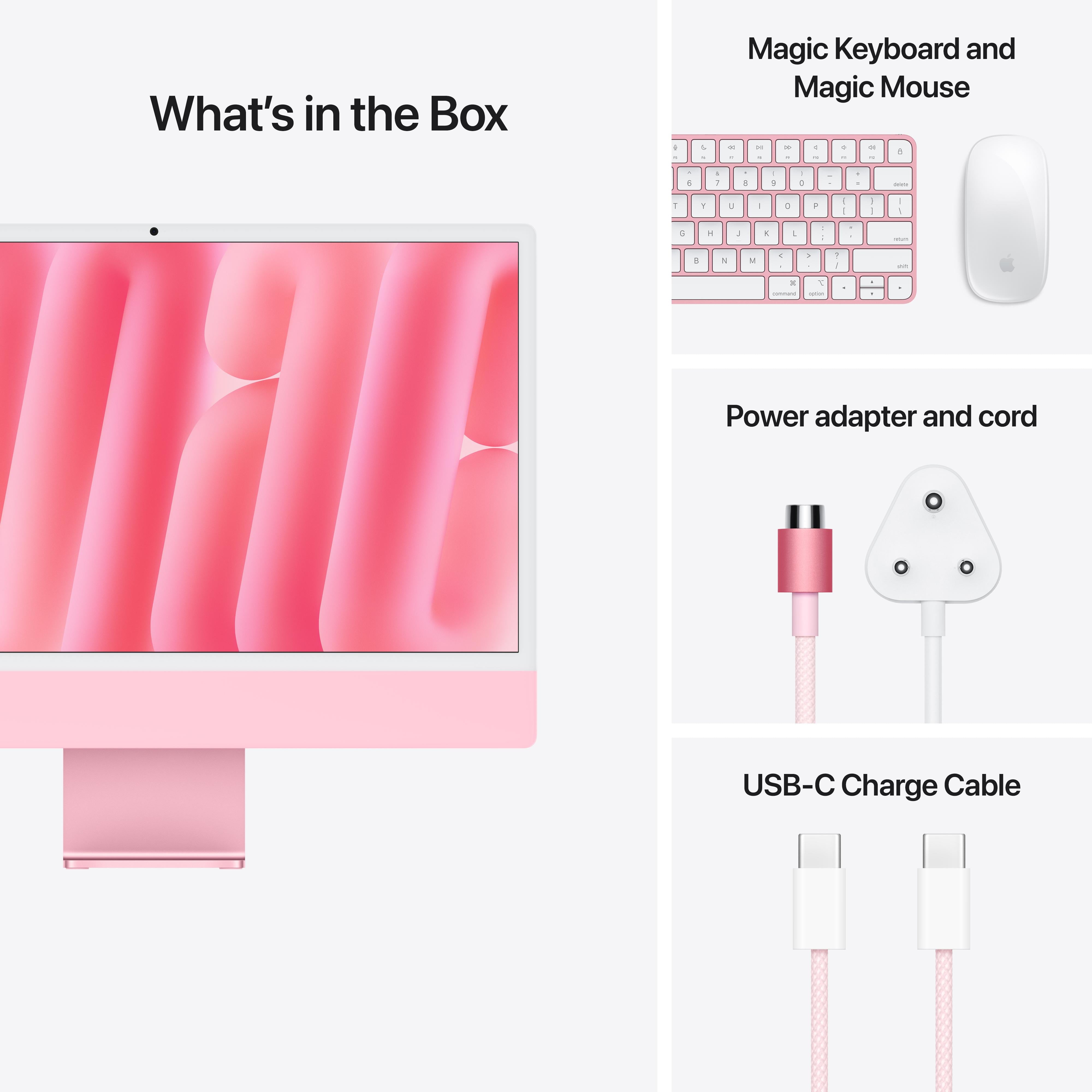 24-inch iMac with Retina 4.5K display: Apple M4 chip with 8-core CPU a