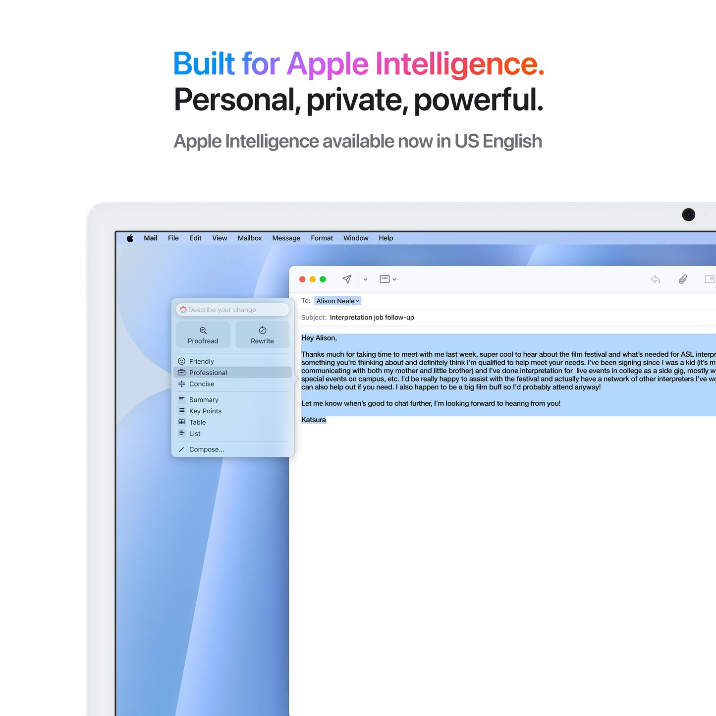 24-inch iMac with Retina 4.5K display: Apple M4 chip with 10-core CPU and 10-core GPU, 512GB SSD - Blue