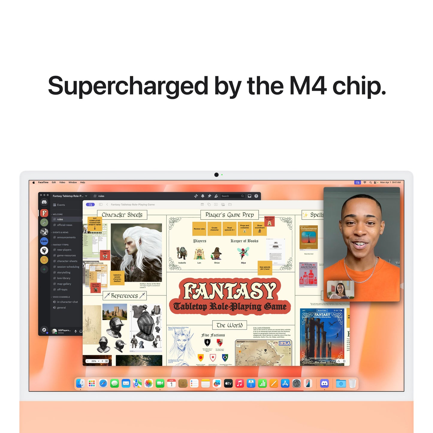 24-inch iMac with Retina 4.5K display: Apple M4 chip with 10-core CPU and 10-core GPU, 256GB SSD - Orange