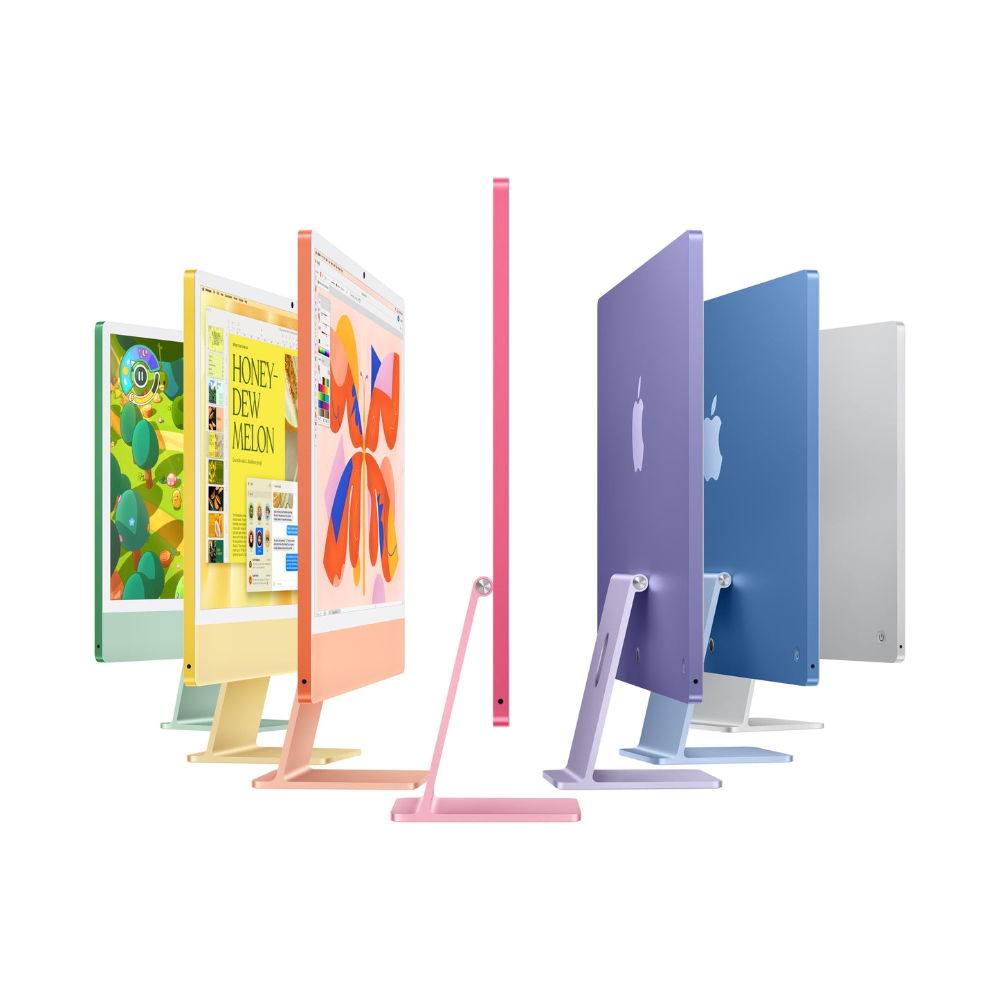 24-inch iMac with Retina 4.5K display: Apple M4 chip with 10-core CPU and 10-core GPU, 512GB SSD - Purple