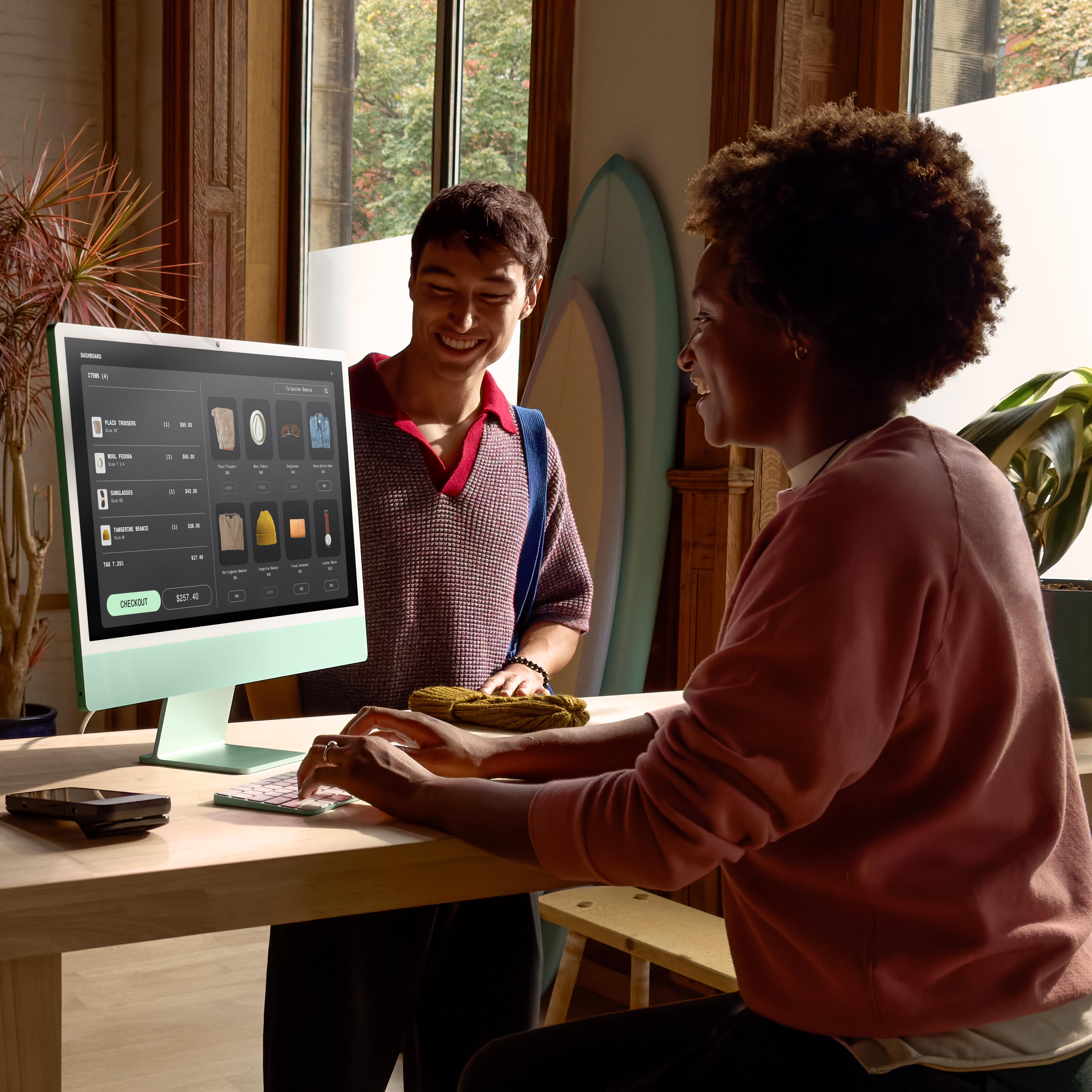 24-inch iMac with Retina 4.5K display: Apple M4 chip with 10-core CPU