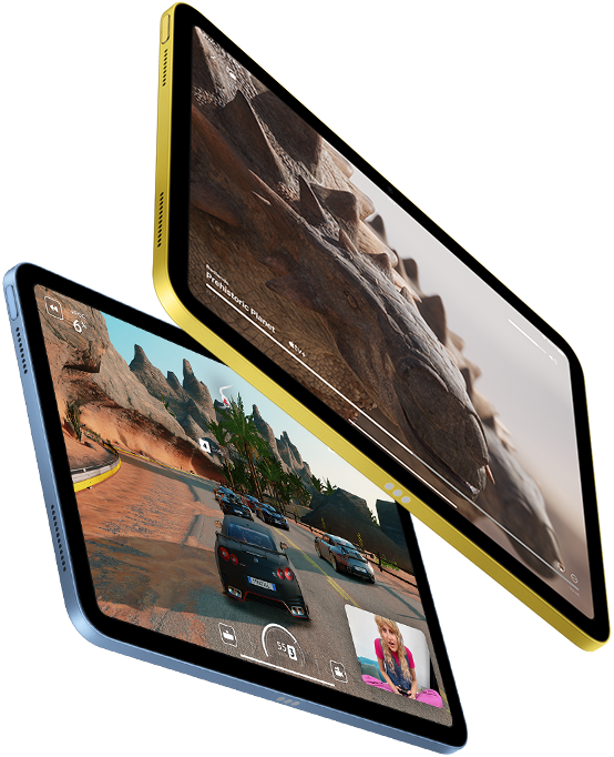 Showcasing Apple TV+ and shareplay gaming experience on iPad.