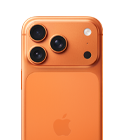 iPhone 17 Pro, back exterior, Cosmic Orange color, Pro Fusion camera system in plateau at top