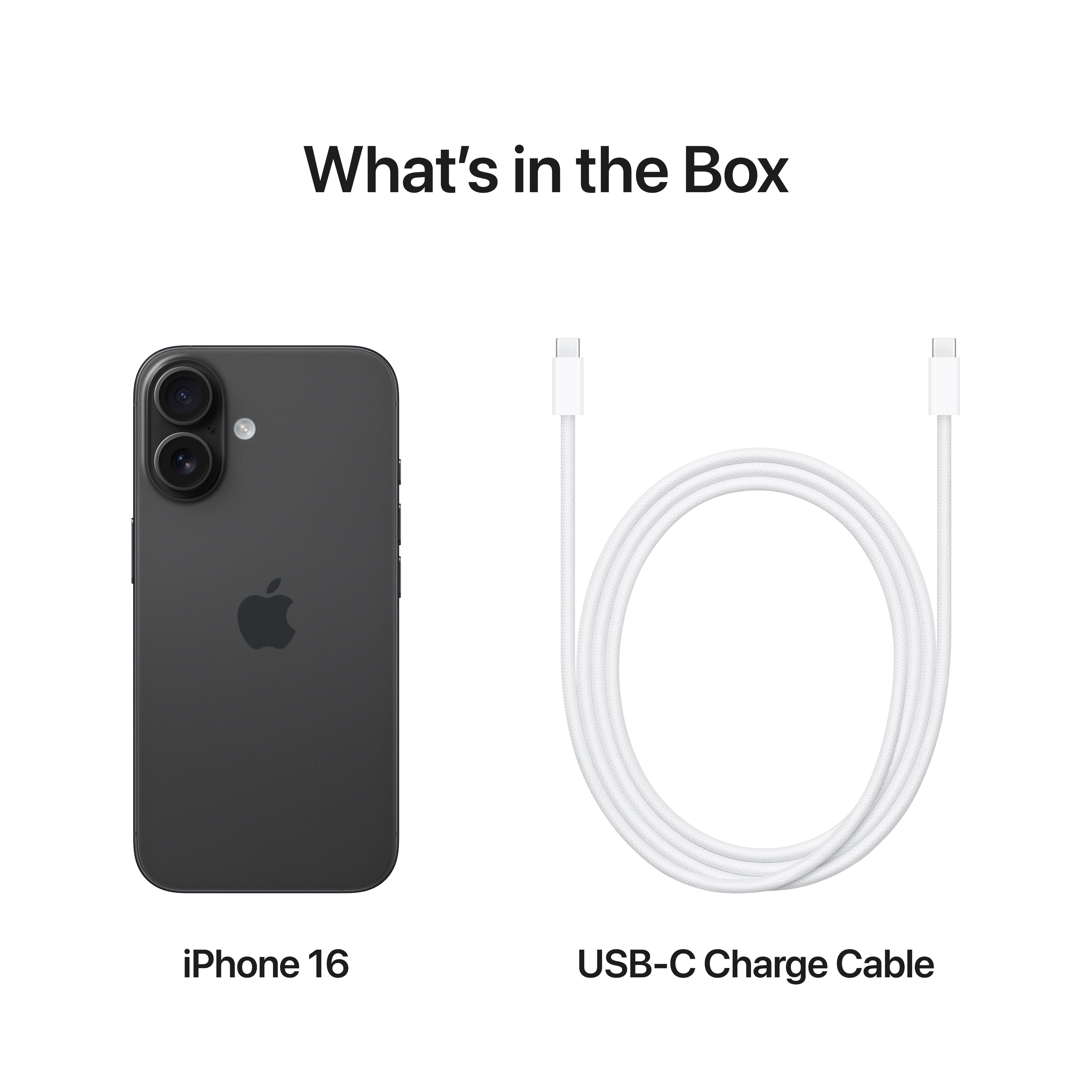 iPhone 16 512GB (Black) | Shop Online at iPlanet India