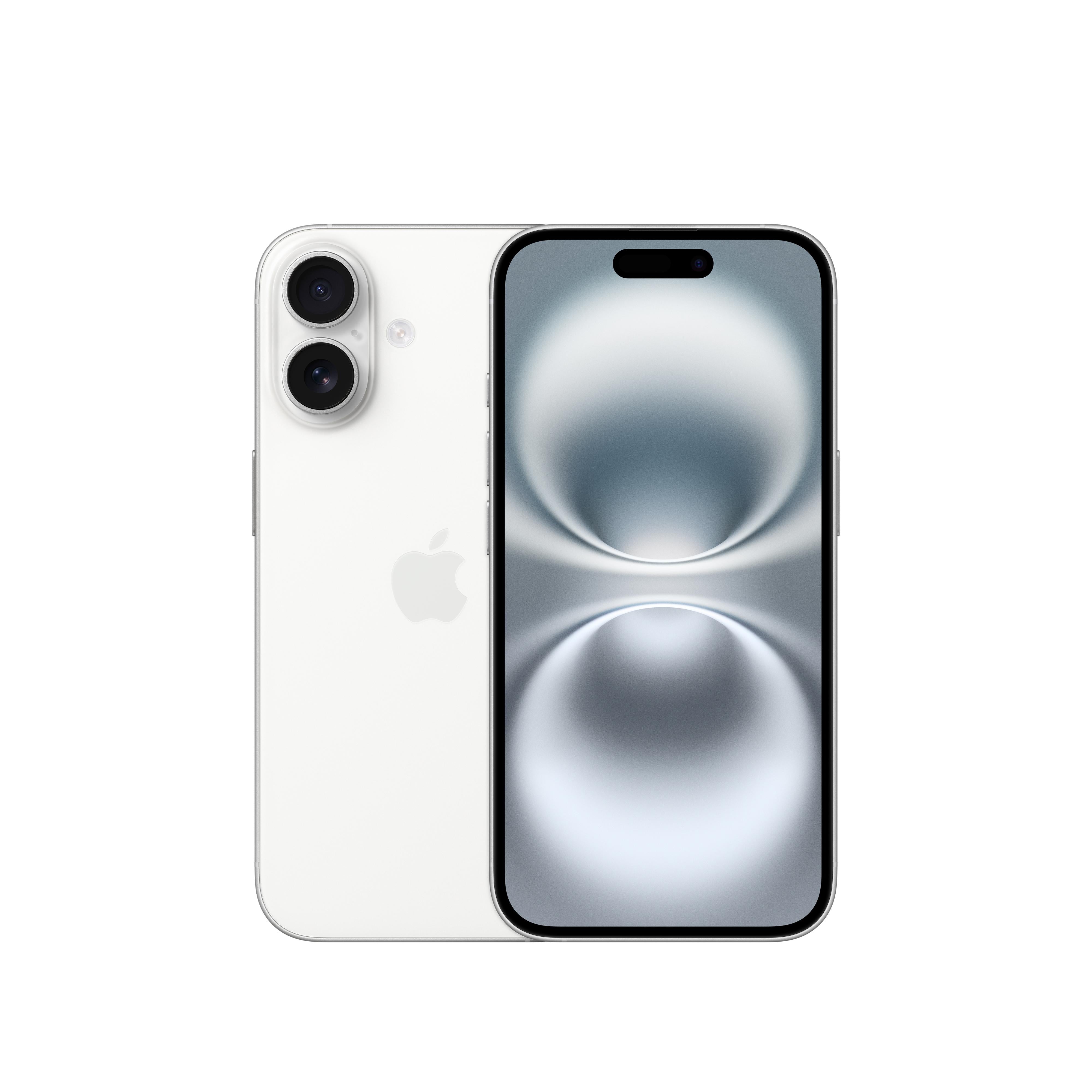 iPhone 16 256GB (White) | Shop Online at iPlanet India