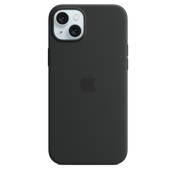 iPhone 15 Plus Silicone Case with MagSafe - Black