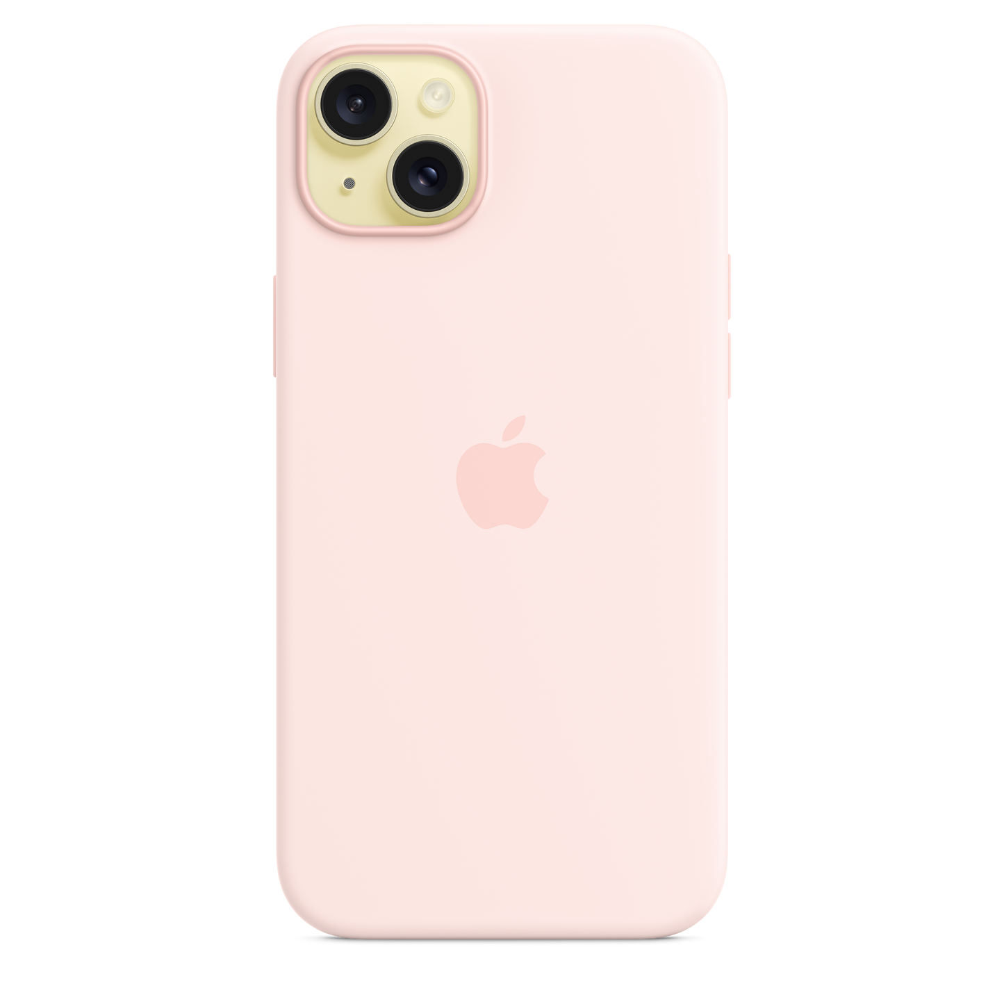 iPhone 15 Plus Silicone Case with MagSafe - Light Pink