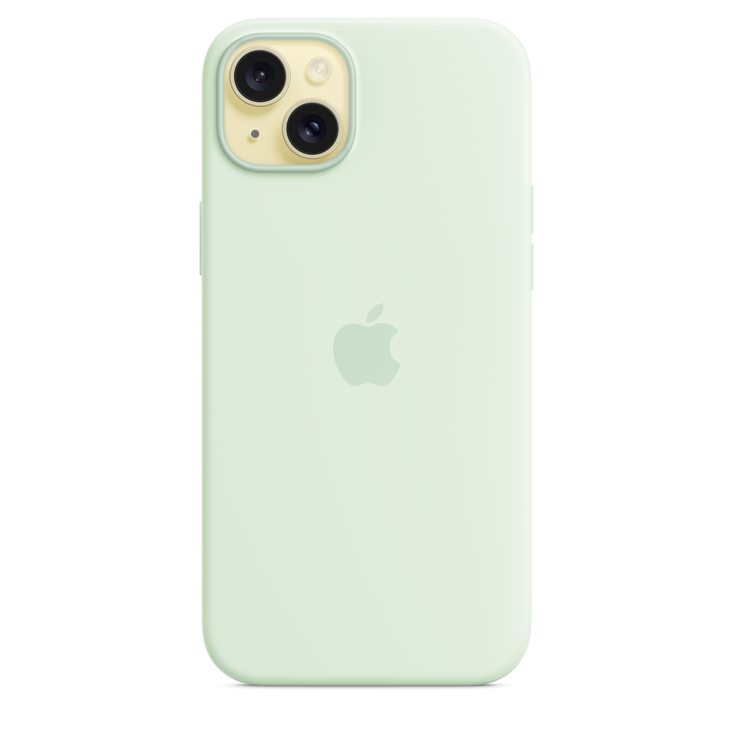 iPhone 15 Plus Silicone Case with MagSafe - Soft Mint