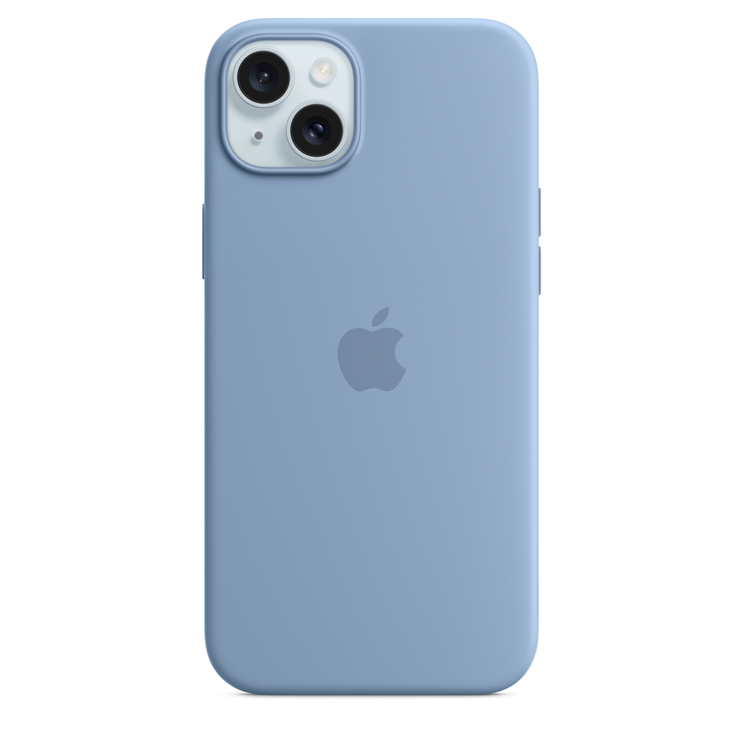 iPhone 15 Plus Silicone Case with MagSafe - Winter Blue