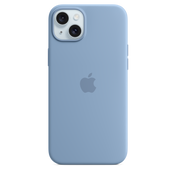 iPhone 15 Plus Silicone Case with MagSafe - Winter Blue