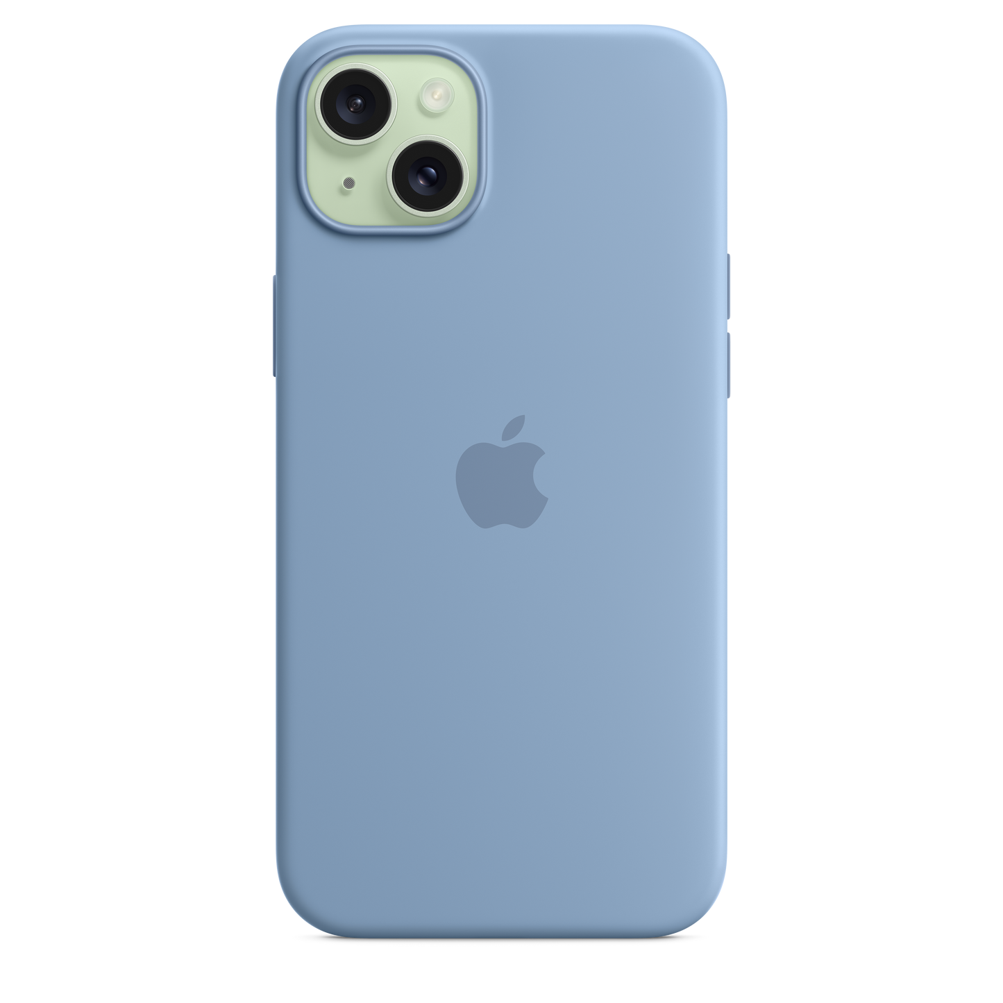 iPhone 15 Plus Silicone Case with MagSafe - Winter Blue