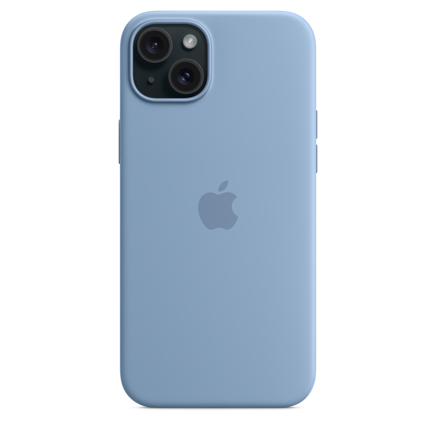 iPhone 15 Plus Silicone Case with MagSafe - Winter Blue