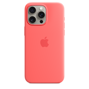 iPhone 15 Pro Max Silicone Case with MagSafe - Guava