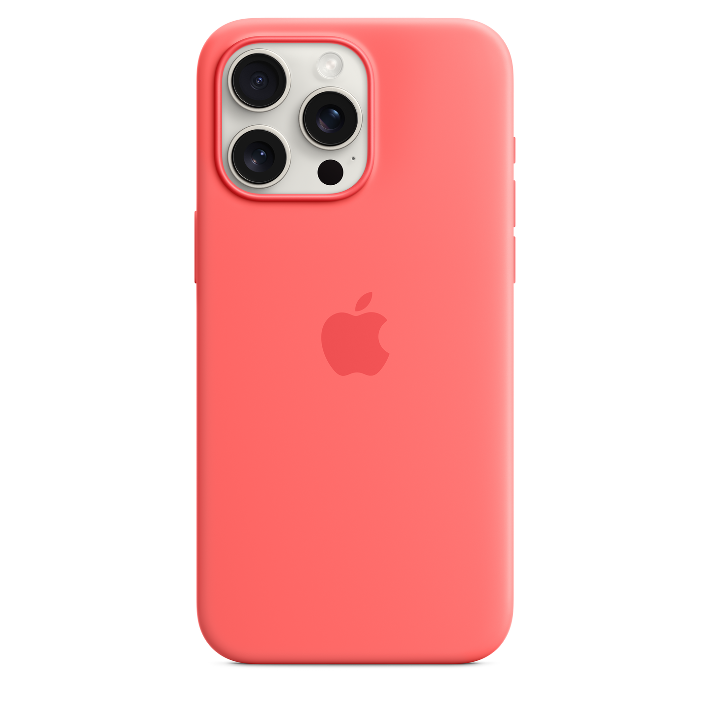 iPhone 15 Pro Max Silicone Case with MagSafe - Guava